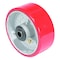 Vestil Polyurethane Wheel 5x2 Red/Silver WHL-PU-5X2 - alternate 3